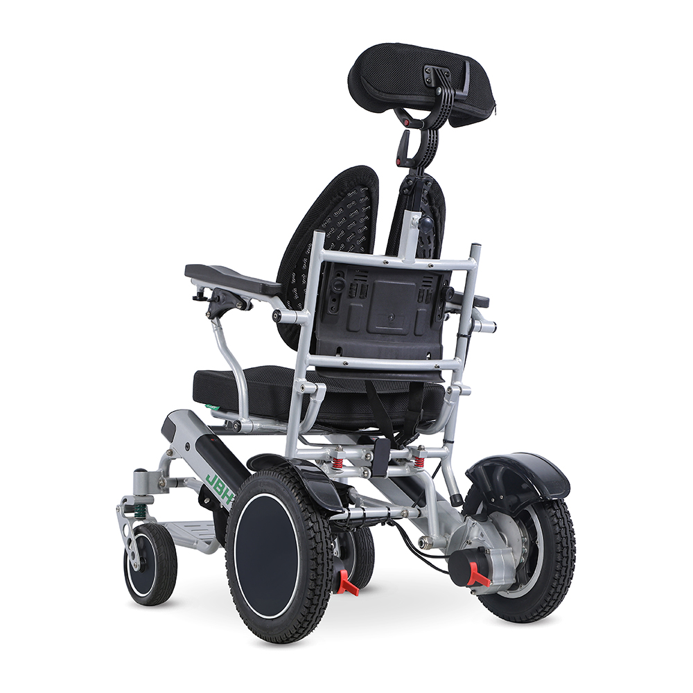 JBH hırsızlık geçirmez güç alüminyum alaşım yüksek sırt tekerlekli sandalye D11a