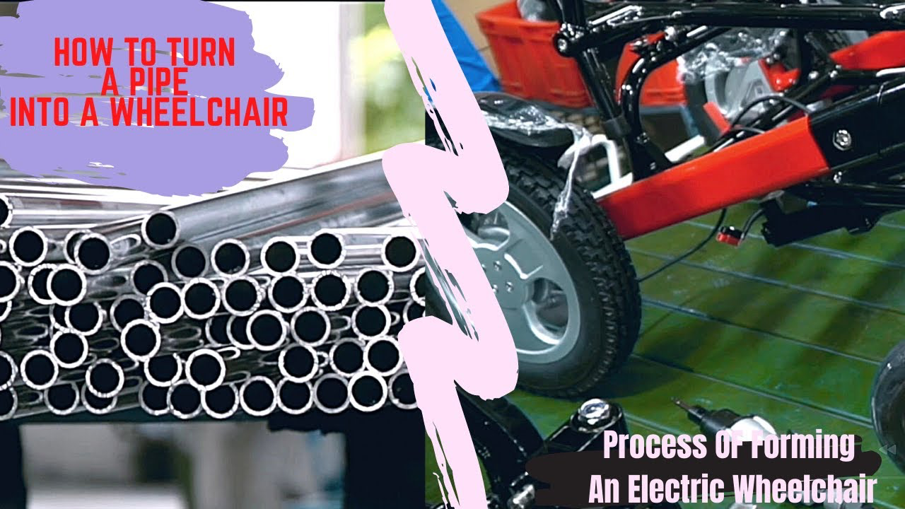 Bir borudan nasıl üretilen katlanır elektrikli tekerlekli sandalye | JBH üretim