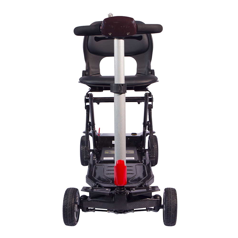 JBH Kırmızı Karbon Fiber Katlanabilir Mobilite Scooter FBC01