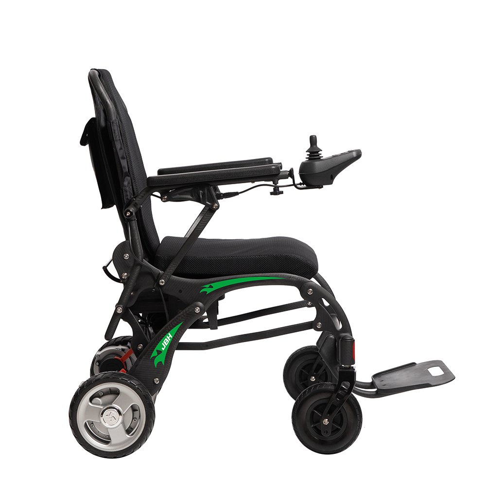 JBH Hafif Katlanabilir Karbon Fiber Elektrikli Tekerlekli Sandalye